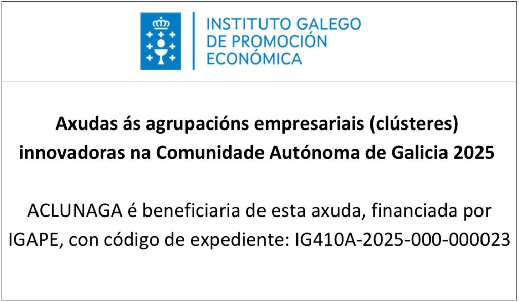 Ayudas a las agrupaciones empresariales (clústeres) innovadoras en la Comunidad Autónoma de Galicia. IG410A-2025-000-000023